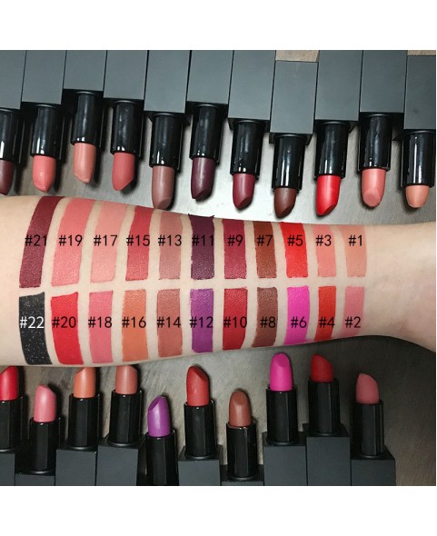 Magnetic Tube, 22 Colors lipstick, Waterproof Longlasting Moisture Lipstick