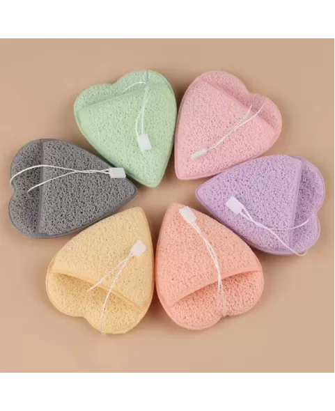 Facial Sponge, Natural Cellulose Face Sponges for Cleansing, Exfoliating, Washing face, Makeup Removal, and Spa Use - Travel Skincare Essentials for Women