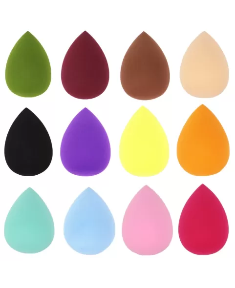 Latex Free and Vegan Makeup Sponge Blender - For Powder, Cream or Liquid Application - One Piece Make Up Sponge