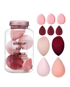 10pcs/set Sponge Set, Makeup Blender Pack