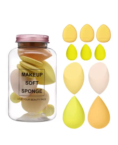 10pcs/set Sponge Set, Makeup Blender Pack